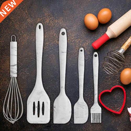 5Pcs/Set Baking Scraper Set Ergonomic Design Easy to Hold