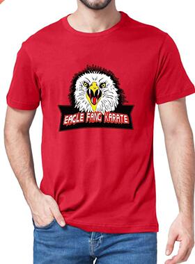 Unisex 100% Cotton Eagle Fang Karate Cobra Kai Movie Inspire