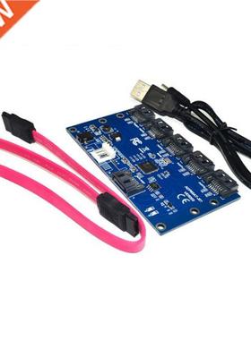 1 to 5 Port SATA Expansion Card SATA.0 Controller Card Moth