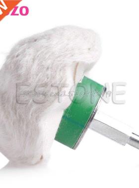 New '' Cotton Dome Polishing Buffing Wheel Polish Drill 1/4