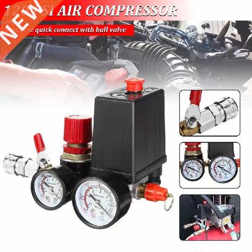 Air Compressor Four-Way Switch 240 V Manifold Pressure