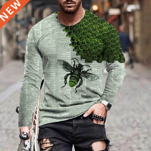 2022 new European and American summer hip-hop men's 3D t-i