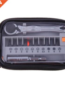 12pcs Ratchet Handle Bits Anti-slip Function RepTool