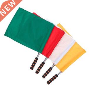 New 4Pcs Sports Referee Flag Track and Field Sports
