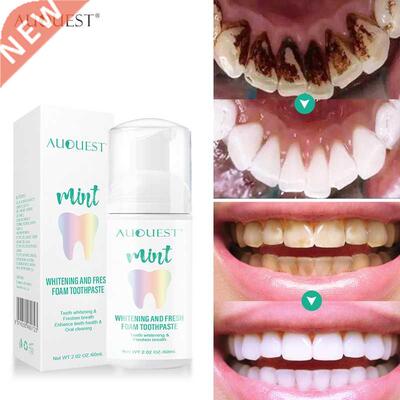 New Mint Mousse Foam Toothpaste Teeth Whitening Stain Remova