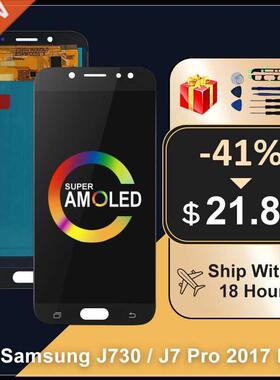 AMOLED For Samsung Galaxy J730 LCD J730F J7 Pro 2017 LCD Dis