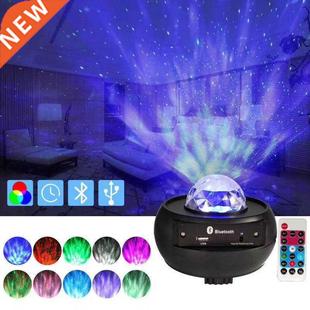 LED Galaxy Projector Ocean Wave LED Night Light Music Player