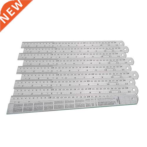 Stainless Steel Ruler 10-Pack - Measuring Set of 12-Inch/0c