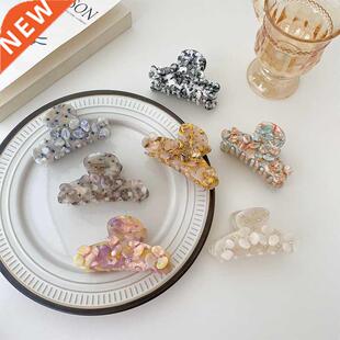 2022 Korea Luxury New For Women Flower Diamante Medium Hair