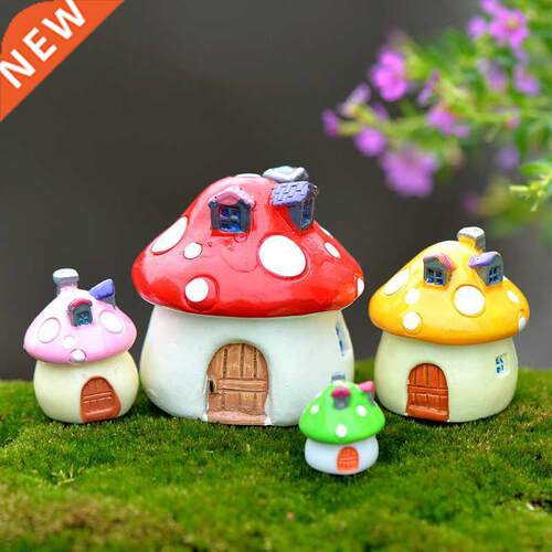 Muroom House Resin Fairy Garden Craft Decoration Miniature