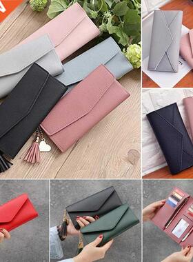 Women's Wallet Female Purses Tassel Coin Purse Card Holder W