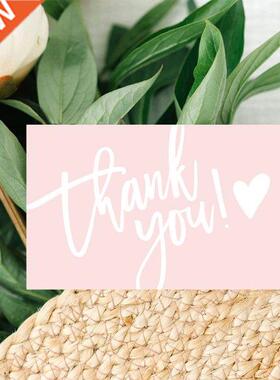 0Pcs/Pack Thank You Card Party Gift Shopping Purchase Thank