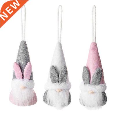 K1MF Ornamen Kelinci Gantung Paskah Dekorasi Ornamen Pohon
