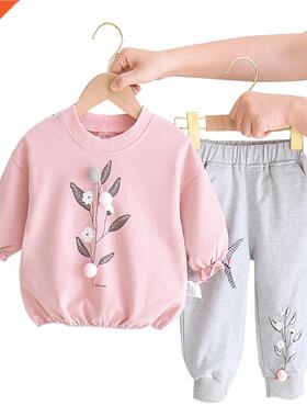 2Pcs Baby Girls Clothing Sets Autumn Winter Toddler Girls Cl