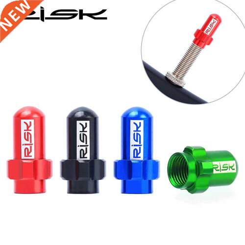 RISK 2pcs MTB/Road Bicycle Wheel Valve Caps Aluminum
