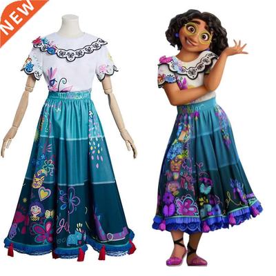 Mirabel Cosplay Costume Dress Outfits Halloween Carnival Sui