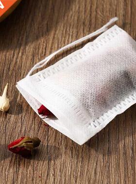100 Pcs Disposable Tea Bags Filter Bags Food Grade Non-woven
