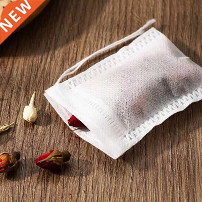 100 Pcs Disposable Tea Bags Filter Bags Food Grade Non-woven