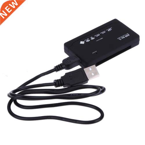 Black All in One Memory Card Reader USB External Cardreader