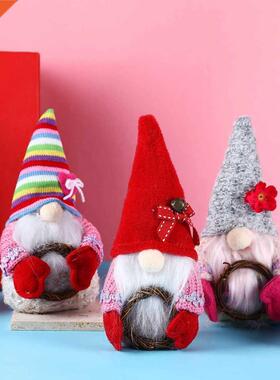 Valentine’s Day Rudolph Faceless Doll Wedding Anniversary