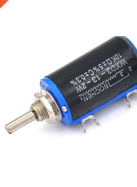 WXD-1-2W 10K Ohm Multi-Turn Wirewound Potentiometer Precis