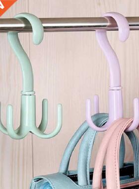 Space Saving Rotated Hanger Hooks Wardrobe Clothes Rack Hang