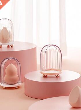 Transparent Dust-Proof Beauty Egg Box Bedroom Desktop Rotati