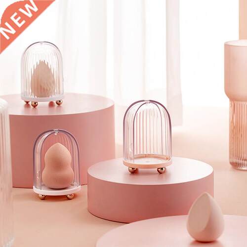 Transparent Dust-Proof Beauty Egg Box Bedroom Desktop Rotati