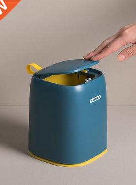 Mini Table Kitchen Trash Can Wastebasket Desk Paper Basket