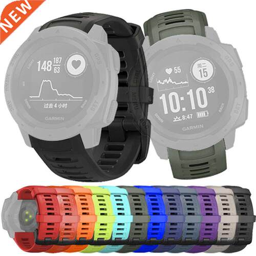 Silicone Strap For Garmin Instinct Smart Watch Band Replacem