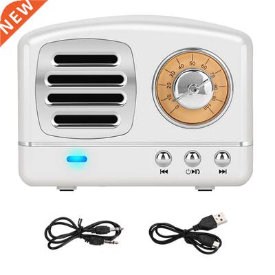 Bluetooth Stereo Speaker Enhanced Bass Retro Loudspeaker