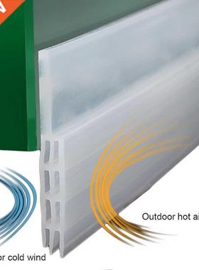 New1PC Door Sweep Silicone Bottom Seal Strip Weather Strippi