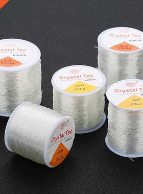 100M Plastic Crystal DIY Beading Sretch Cords Elastic Line J