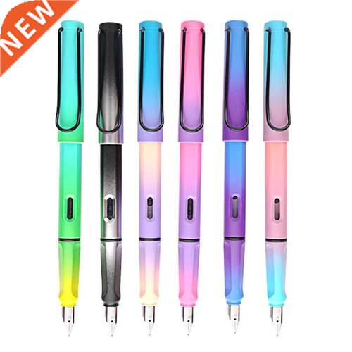 Colorful Fountain Pen Metal Pen Clip Visible Window Detachab