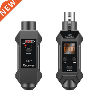 1Pair Plug-on Microphone Wireless System XLR Transmitter and