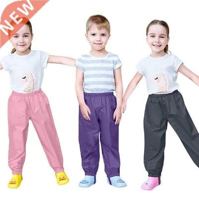 Waterproof Girl Pants Toddler Kids Boys Girls Rain Pants