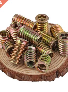 10/5Pcs M46 M8 M10 carbon steel Thread For Wood Insert Nut F