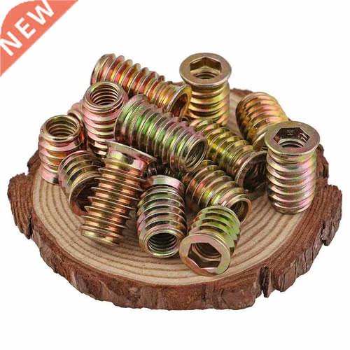 10/5Pcs M46 M8 M10 carbon steel Thread For Wood Insert Nut F