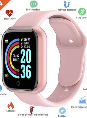 D20 Smart Watch Men Sport Fitness Tracker Blood Pressure He