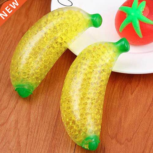 Spongy Banana Bead Sss Ball Toy Squeezable Soft Fruit Shape