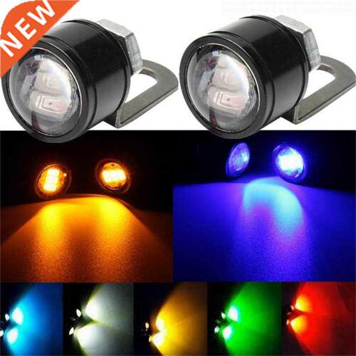2PCS 12V Motorcycle Lamp Daytime Running Light Eagle Eye L