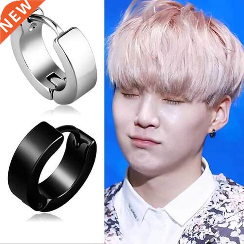 1pair Anti-allergic titanium steel earring punk rock Stud Ea