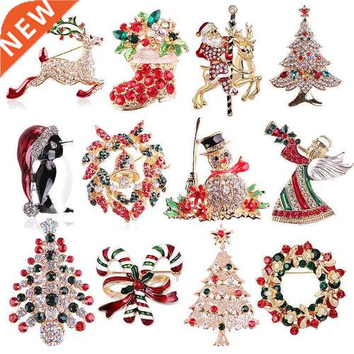 Christmas Brooch Accessories Christmas Tree Old Man Garland