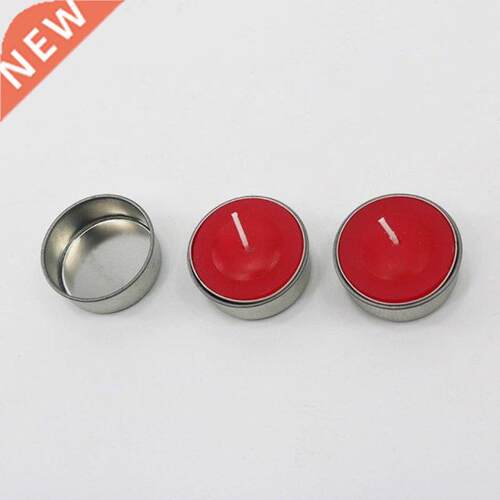 1Pc 4.31x1.5CM Round Metal Tealight Cup Holder Empty Case Ca