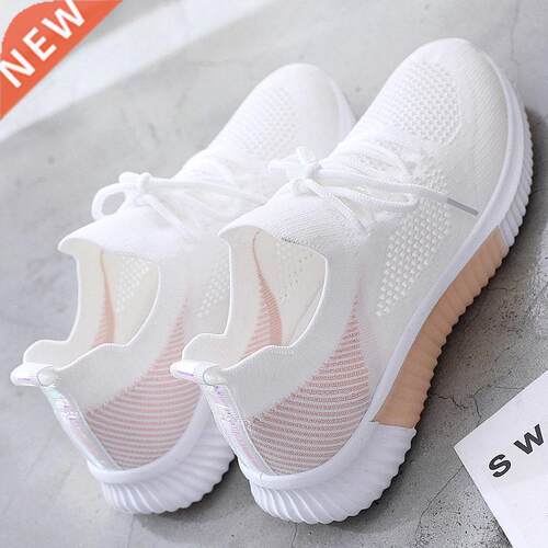 Women Shoes 2022 Spring White New Breathable Sports Mesh Ver