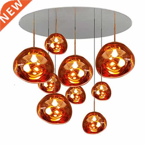 Nordic Lava LED Chandeliers Modern PVC Lights Kitchen Hangin