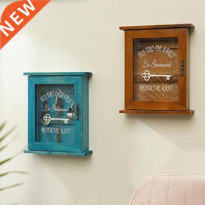 Vntage European Style Wooden Key Storage Cabnet Key