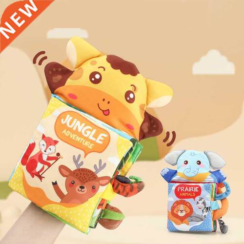 Hand Puppet Fabric Books Newborn Baby Educational Cloth Book