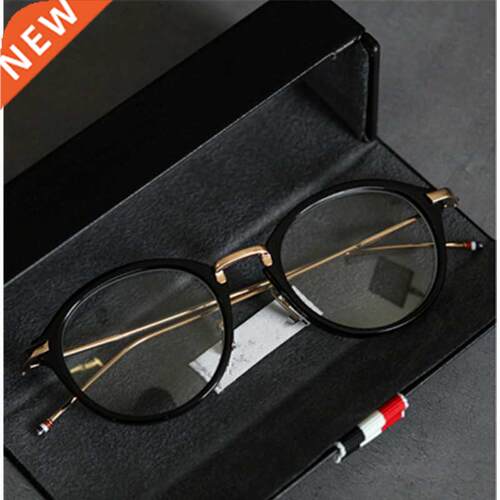 Thom Brand Round Titanium Alloy Glasses Frame Men Women Pres