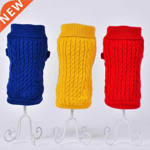Warm Dog Cat Sweater Clothing Winter Knitted Pet Puppy